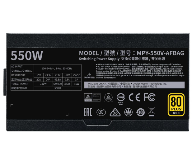 Cooler Master V550 550W 80 Plus Gold - 1040835 - zdjęcie 9